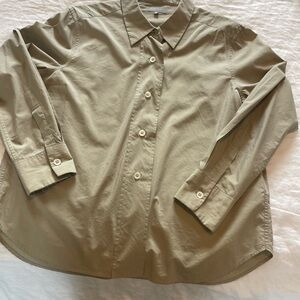 Margaret Howell Tan Button-Up Shirt